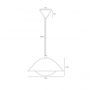 Lampe de suspension Freya 35