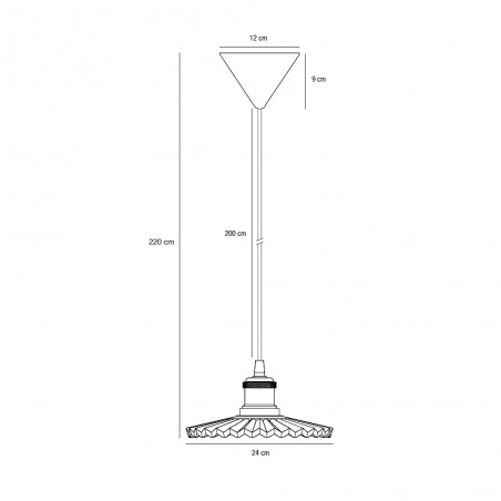 Lampe de plafond Torina 25