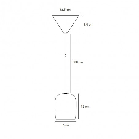 Lampe de suspension Notti 10