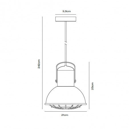 Lampe de suspension Porter