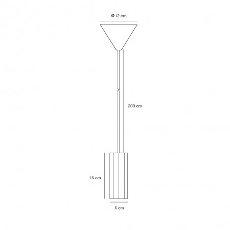 Lampe de plafond Alanis