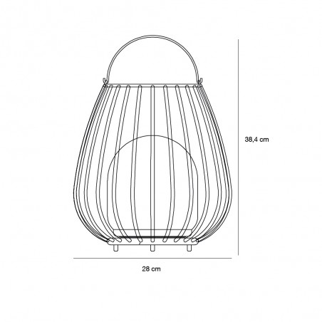 Lampe portable exterieur LED Jim To-Go (3W)