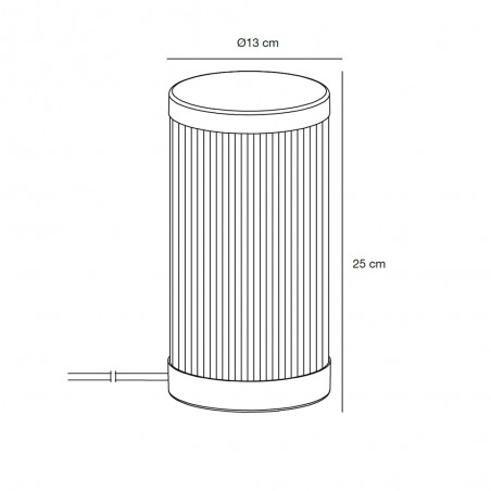 Lampe á poser d'Exterieur Coupar