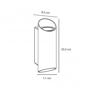 Applique Murale Exterieur Nico Round