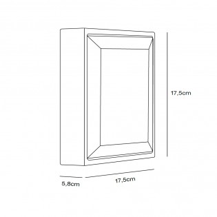 Applique d'Exterieur LED Oliver Square (6W)