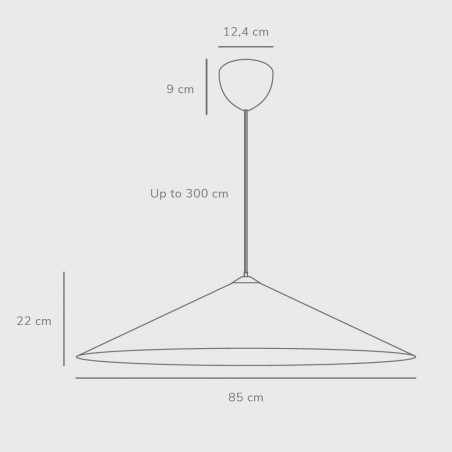 Lampe de plafond Hill 85