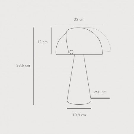 Lampe á poser Align II