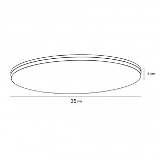 Plafonnier á LED VIC 35 (36W)