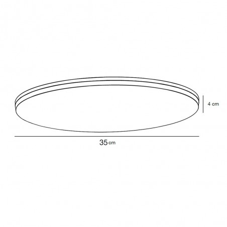 Plafonnier á LED VIC 35 (36W)