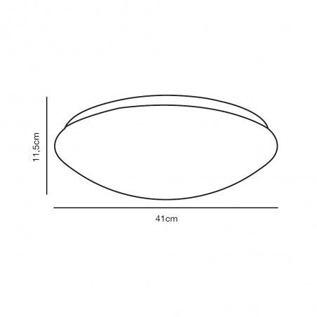 Plafonnier á LED pour bains Ask 41 (32W)