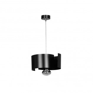 Lampe de suspension Bisón Noir