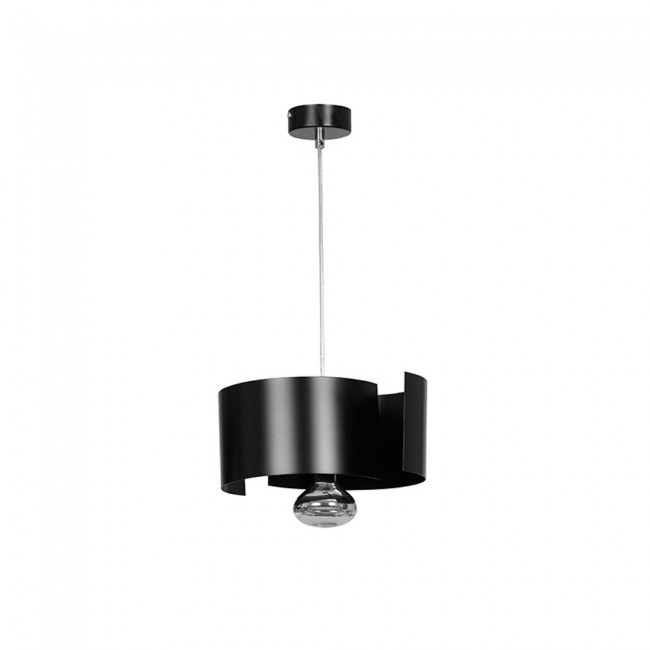 Lampe de suspension Bisón Noir