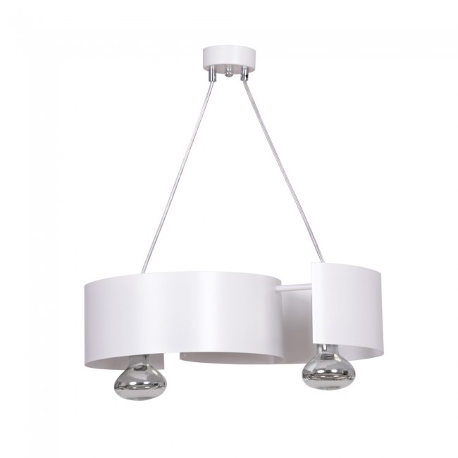 Lampe de plafond Bisón Blanc (2 lumieres)