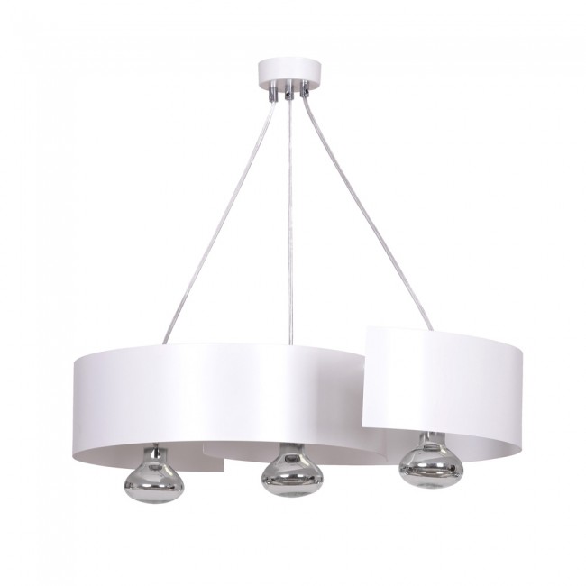 Lampe de plafond Bisón Blanc (3 lumieres)
