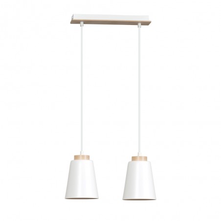 Regletté de plafond Lasso Blanc (2 lumieres)