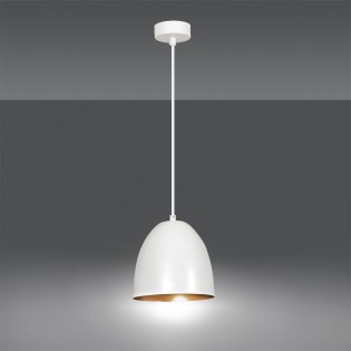Lampe de plafond Jonix Blanc/Or