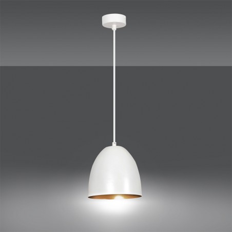 Lampe de plafond Jonix Blanc/Or