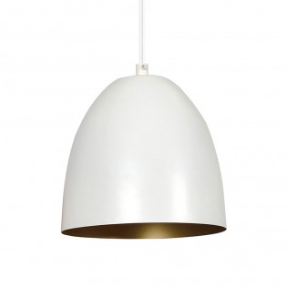 Regletté de plafond Jonix Blanc/Or (2 lumieres)