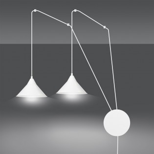 Applique Murale Cerremo Blanc (2 lumieres)