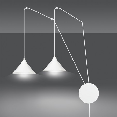 Applique Murale Cerremo Blanc (2 lumieres)