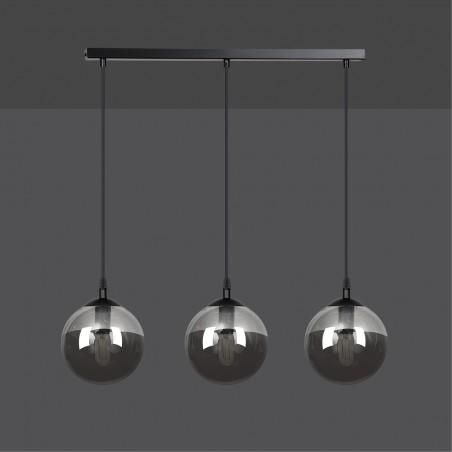 Regletté de plafond Sagan Graphite (3 lumieres)