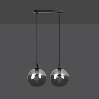 Regletté de plafond Sagan Graphite (2 lumieres)