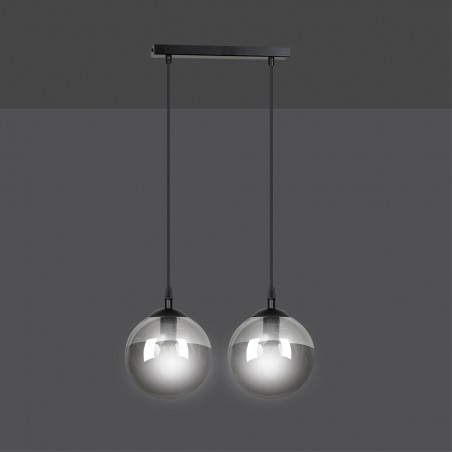 Regletté de plafond Sagan Graphite (2 lumieres)