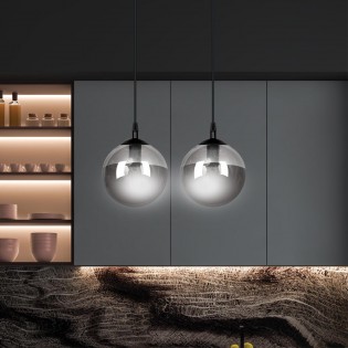 Regletté de plafond Sagan Graphite (2 lumieres)