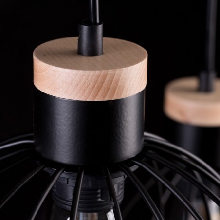 Lampe de plafond Antilla Noir