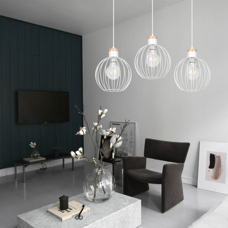 Regletté de plafond Antilla Blanc (3 lumieres)
