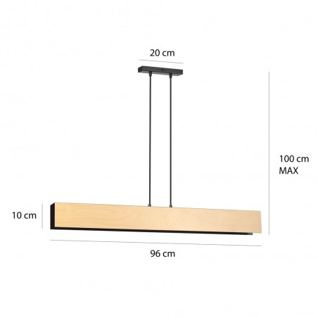 Lampe de suspension Carmade (4 lumieres)