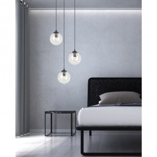 Lampe de suspension Sagan Transparent (3 lumieres)