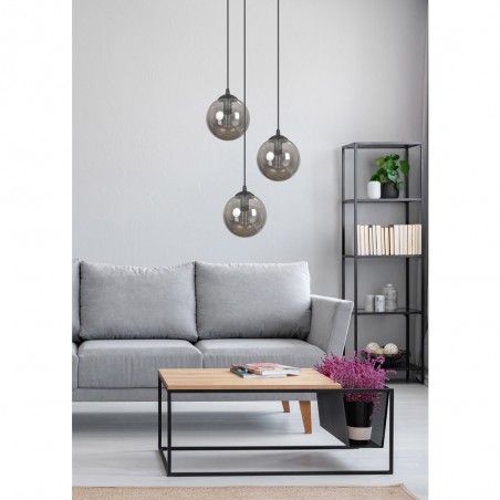 Lampe de suspension Sagan Graphite (3 lumieres)
