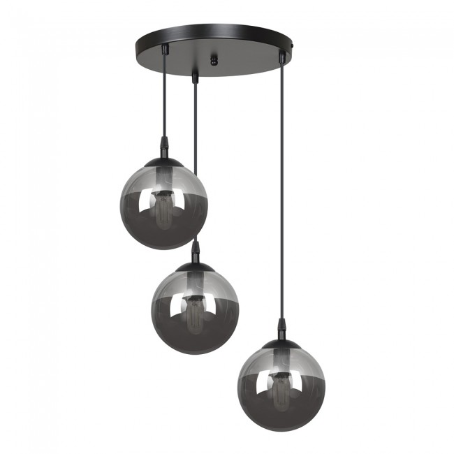 Lampe de suspension Sagan Graphite (3 lumieres)