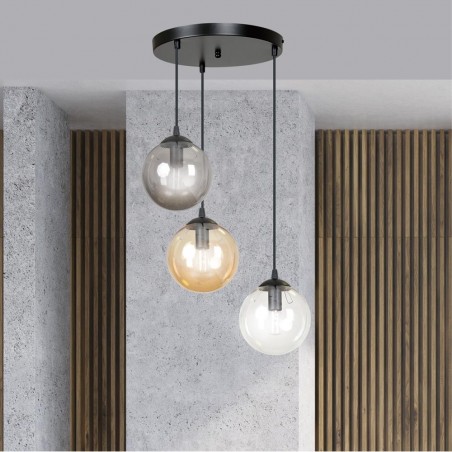Lampe de suspension Sagan Mix (3 lumieres)