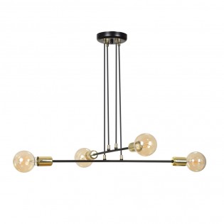 Lampe de plafond Sives Noir...
