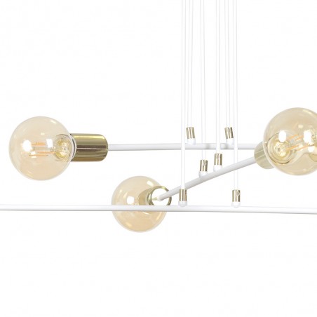 Lampe de plafond Sives Blanc (6 lumieres)