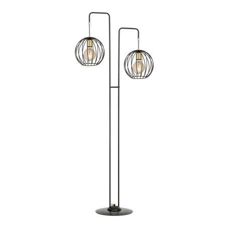 Lampadaire Balora Noir (2 lumieres)