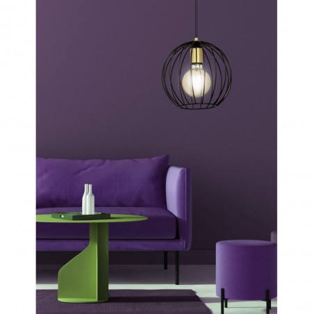 Lampe de plafond Balora Noir