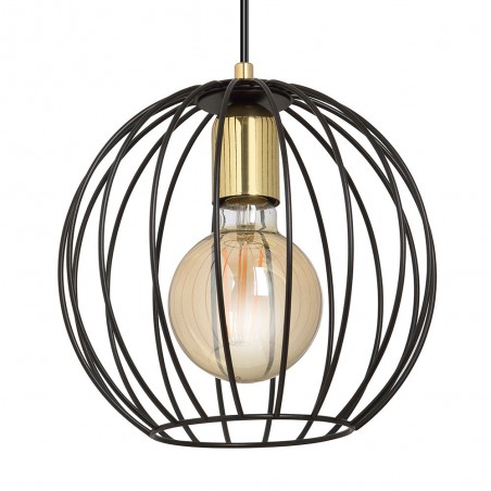 Lampe de plafond Balora Noir