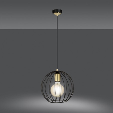 Lampe de plafond Balora Noir