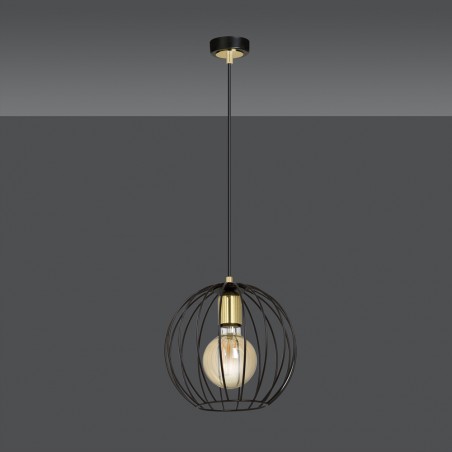 Lampe de plafond Balora Noir