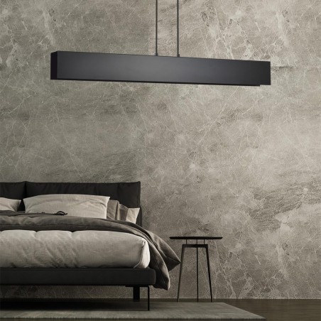 Lampe de plafond Tarlen Noir (4 lumieres)