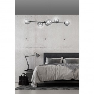 Lampe de plafond Palma Graphite (6 lumieres)