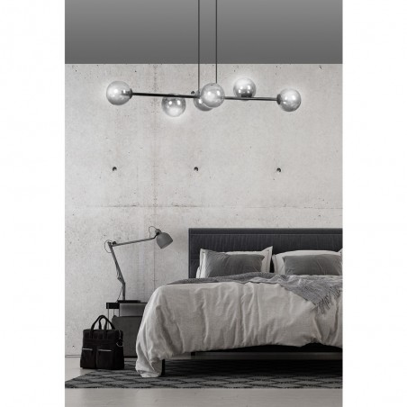 Lampe de plafond Palma Graphite (6 lumieres)
