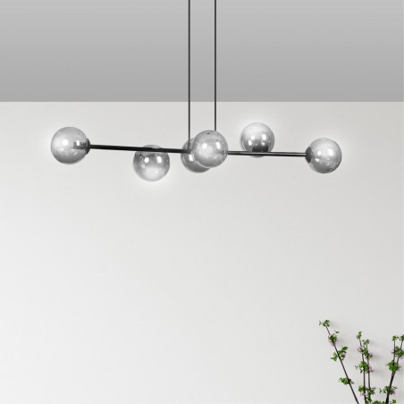 Lampe de plafond Palma Graphite (6 lumieres)