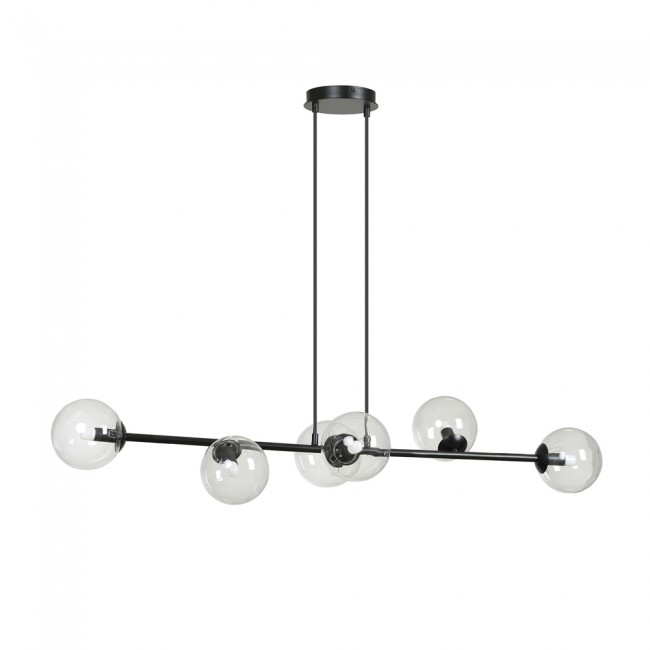 Lampe de plafond Palma Transparent (6 lumieres)