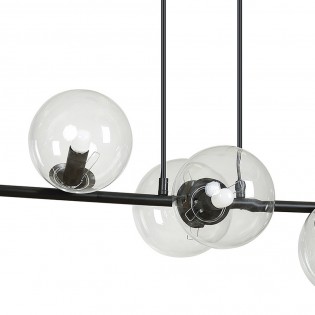 Lampe de plafond Palma Transparent (8 lumieres)