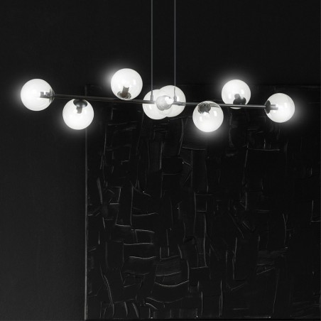 Lampe de plafond Palma Transparent (8 lumieres)