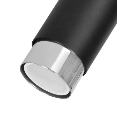 Spot de plafond orientable Mura Noir/Chrome